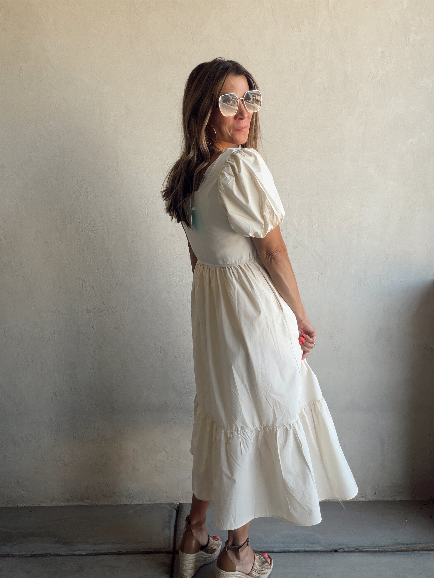 Julie Dress in Cream