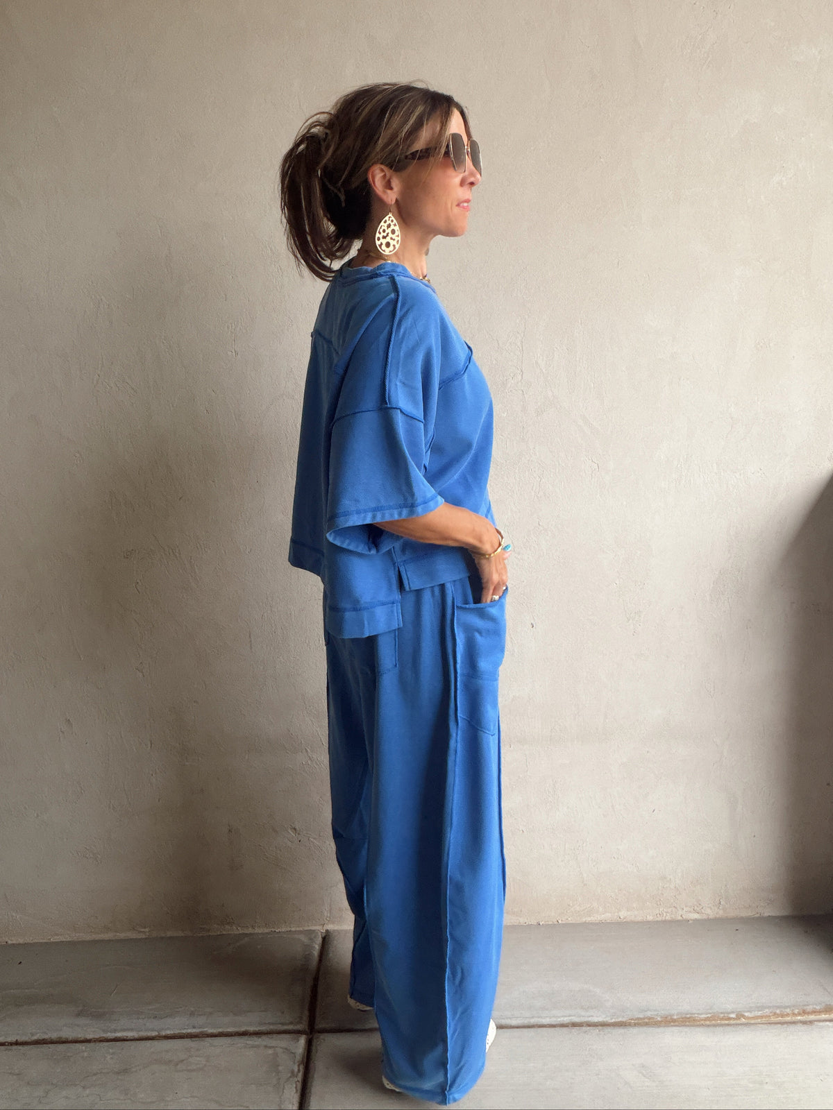 Clara Set in Mineral Washed BYU Blue