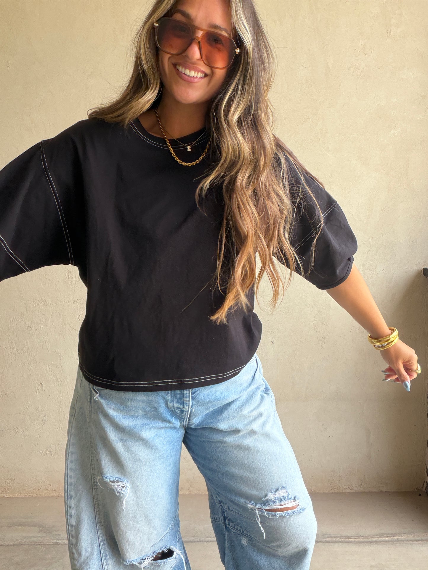 Jenelle Top in Black