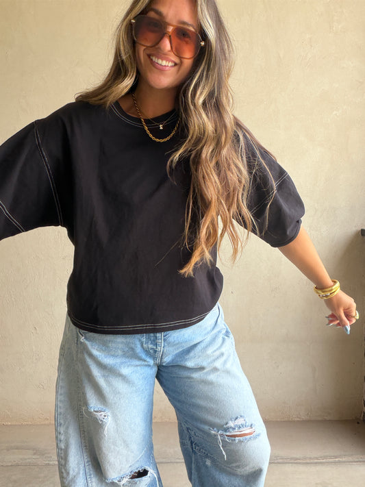 Jenelle Top in Black