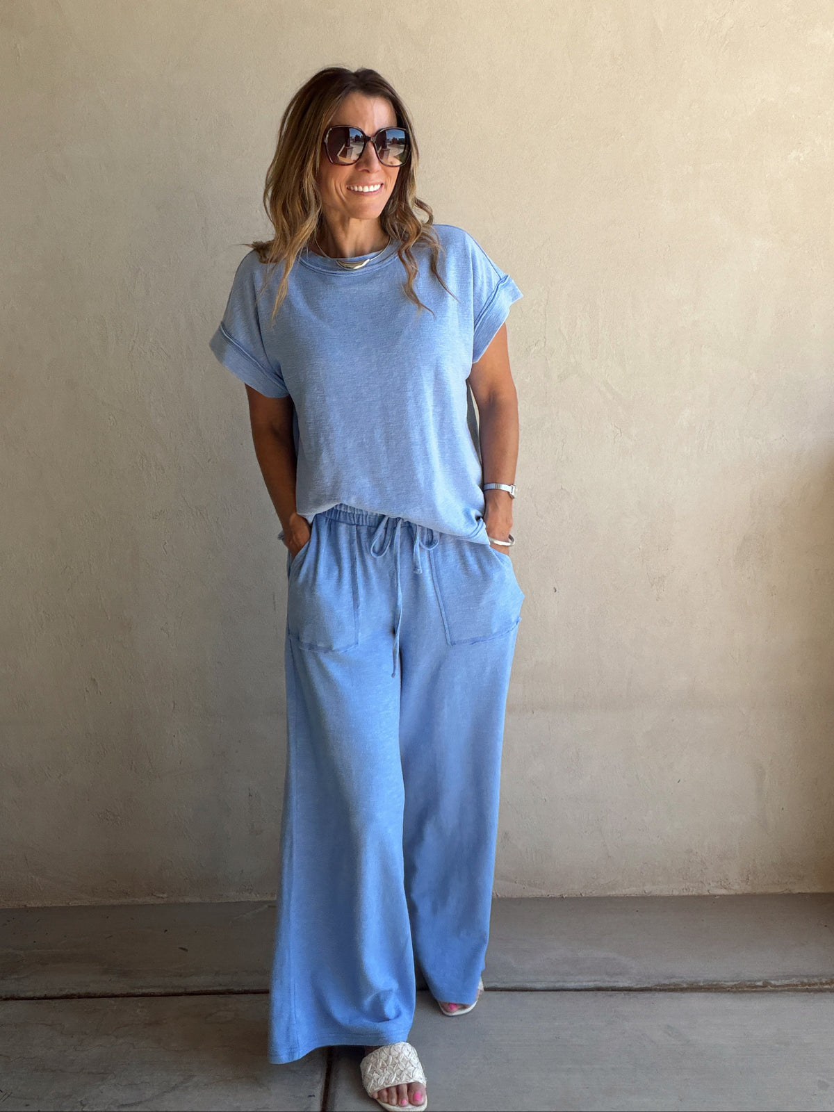Vanessa Set in Cornflower Blue