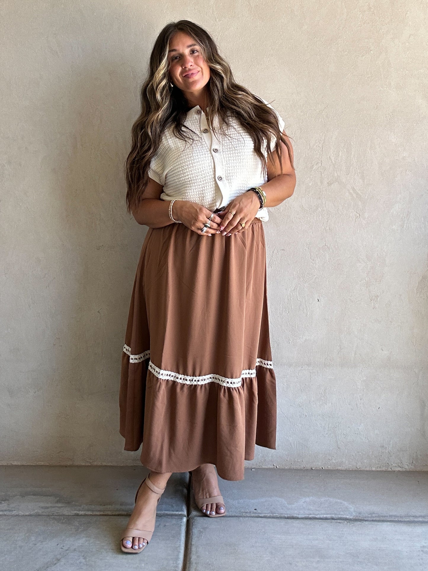 Brandy Skirt in Chocolate