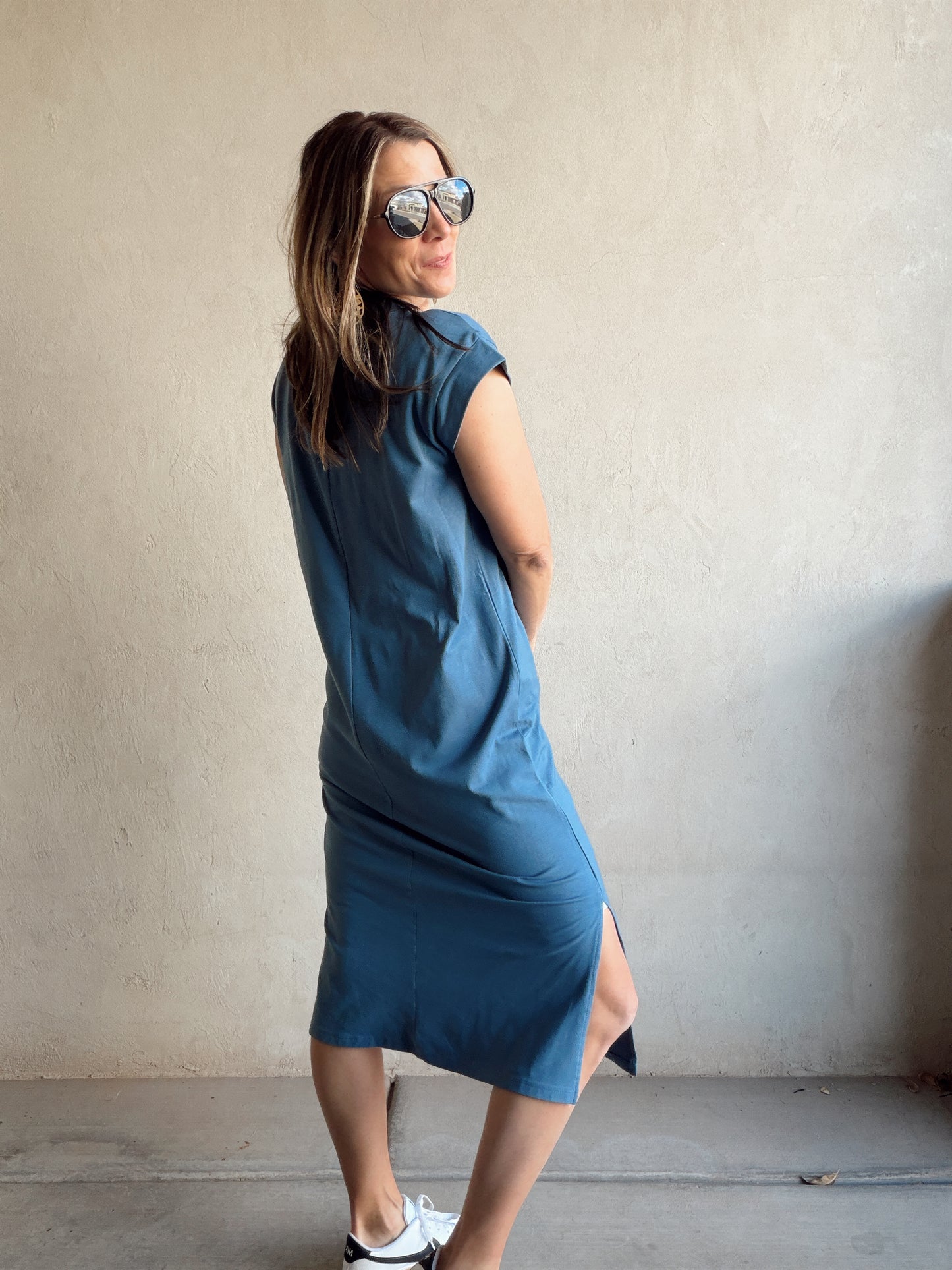 Mindi Dress in Blue