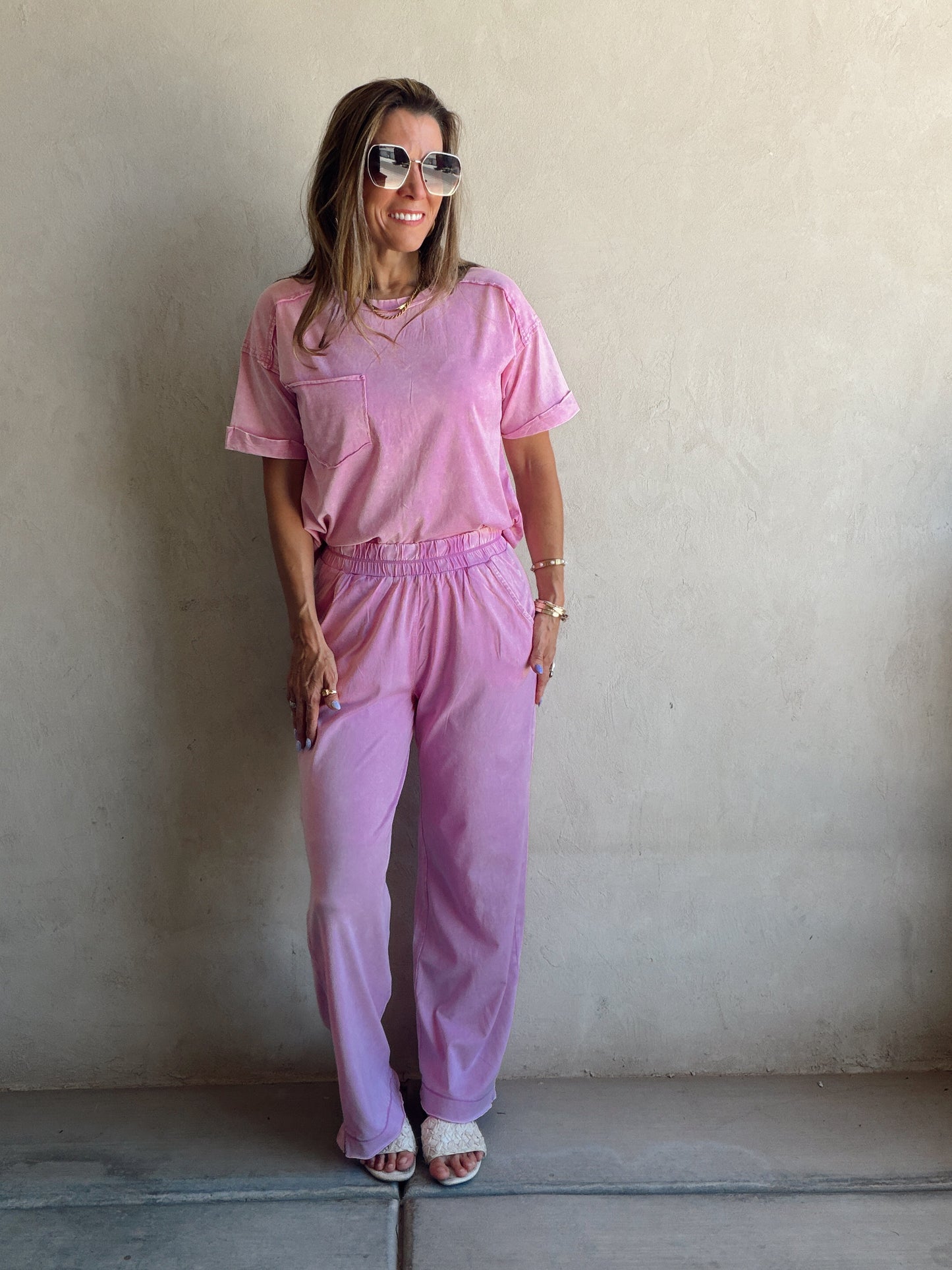 Isla Set in Bubble Gum