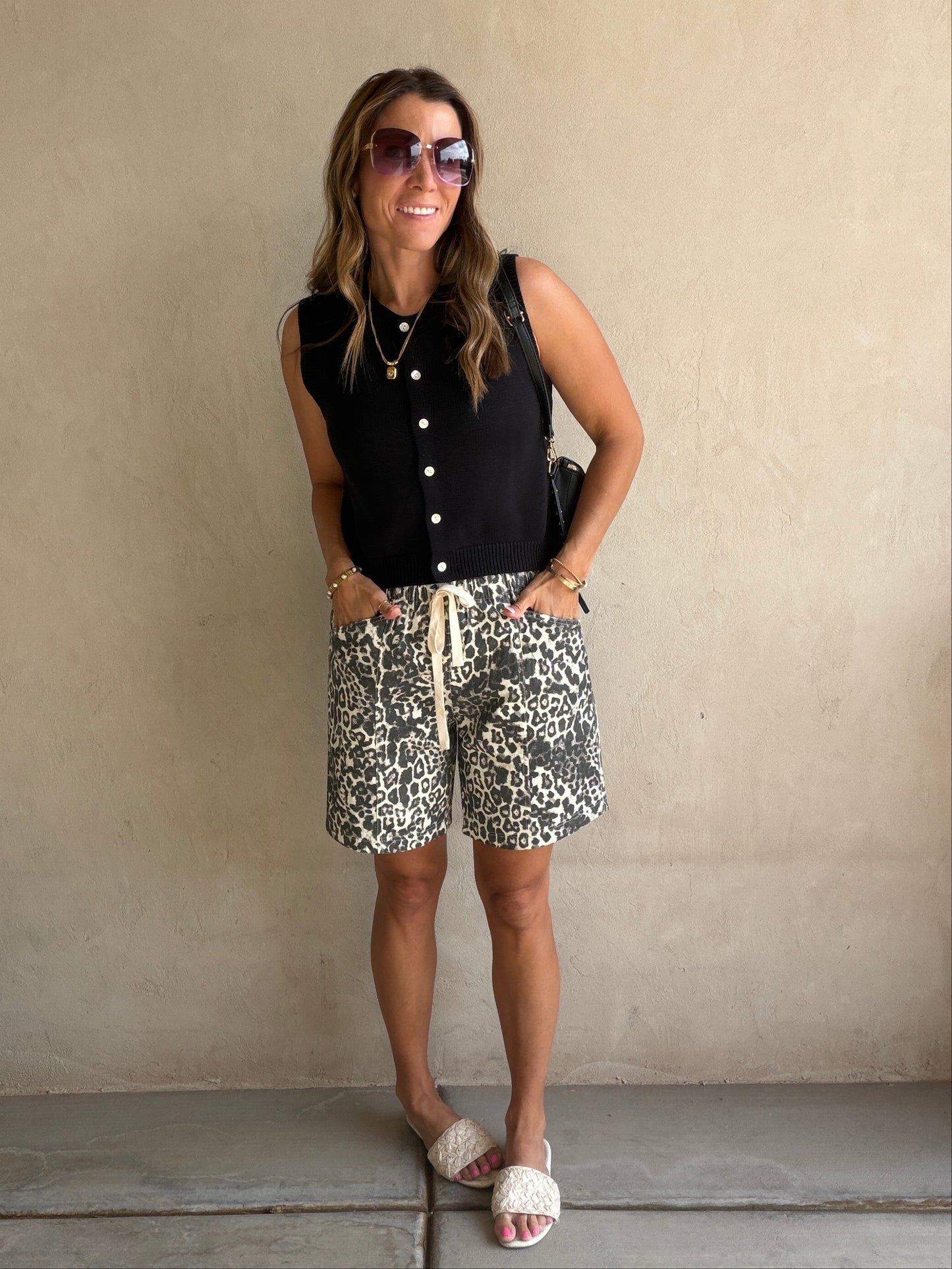 Leila Leopard Shorts