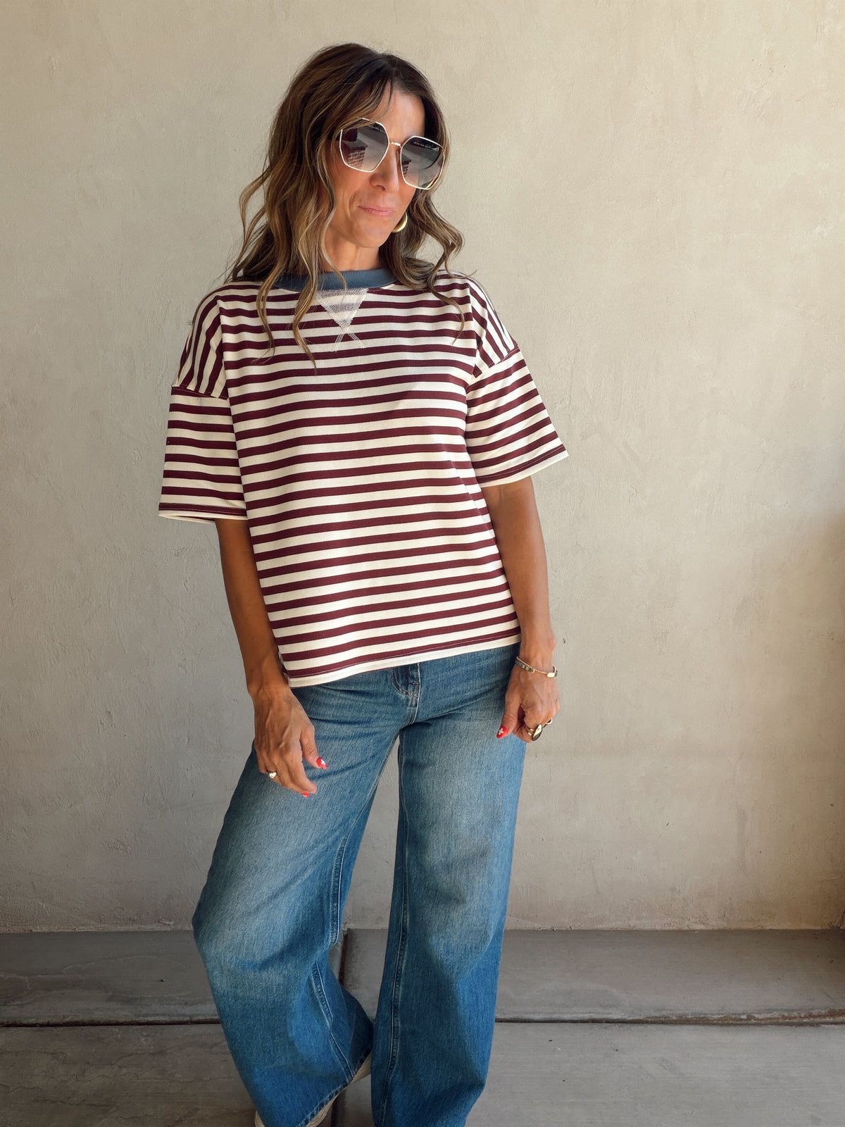 Hailey Jeans in Washed Denim