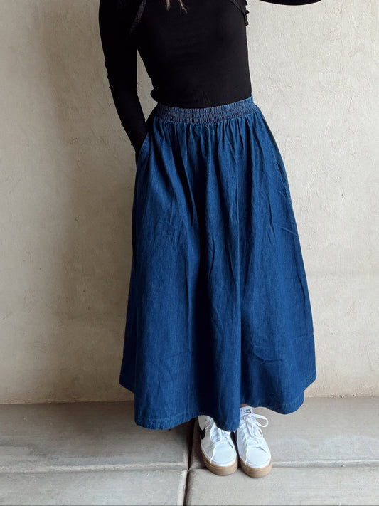 Lexcie Denim Skirt