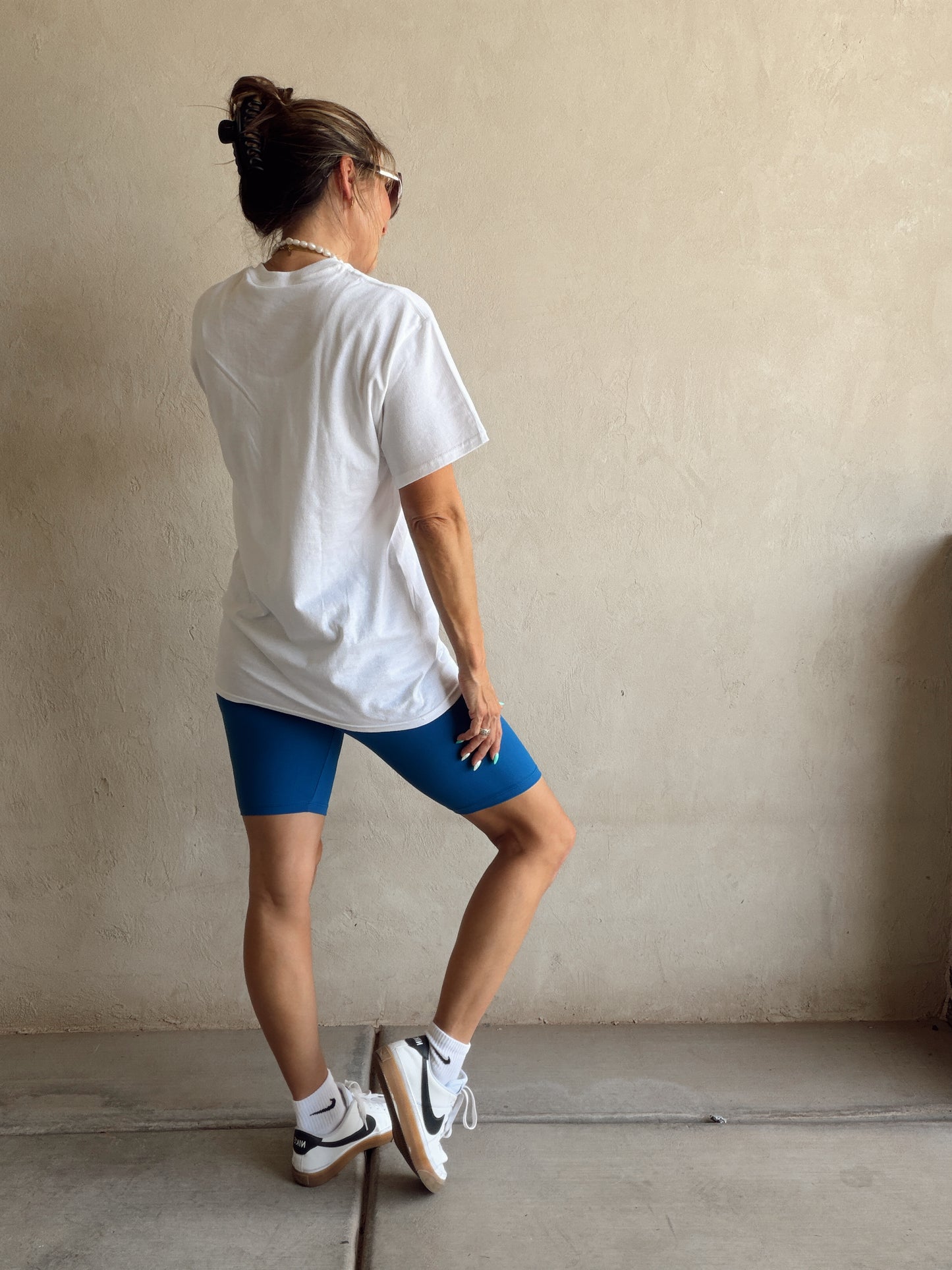 Seahorse Tee in White