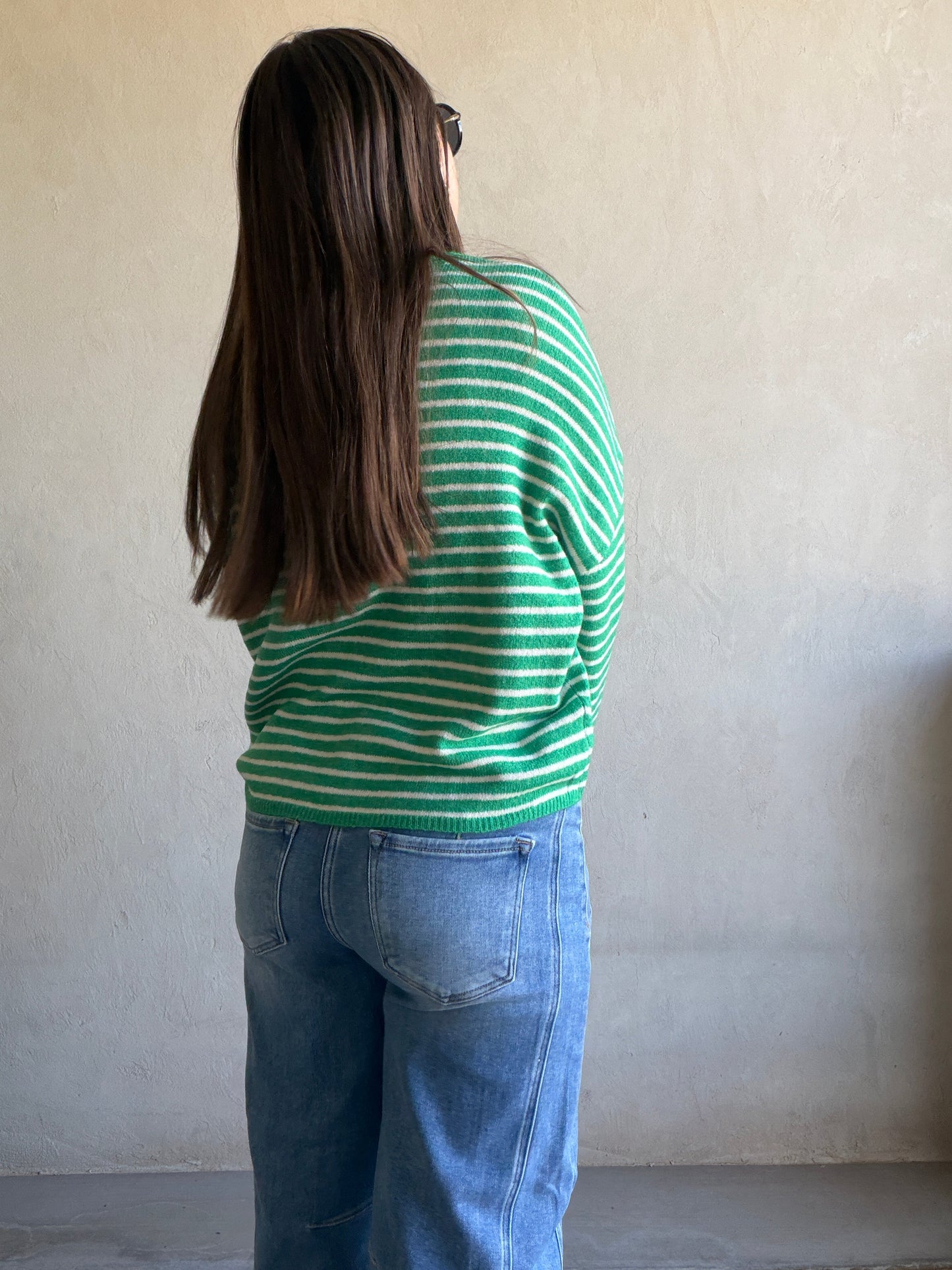Bridget Cardigan in Kelly Green