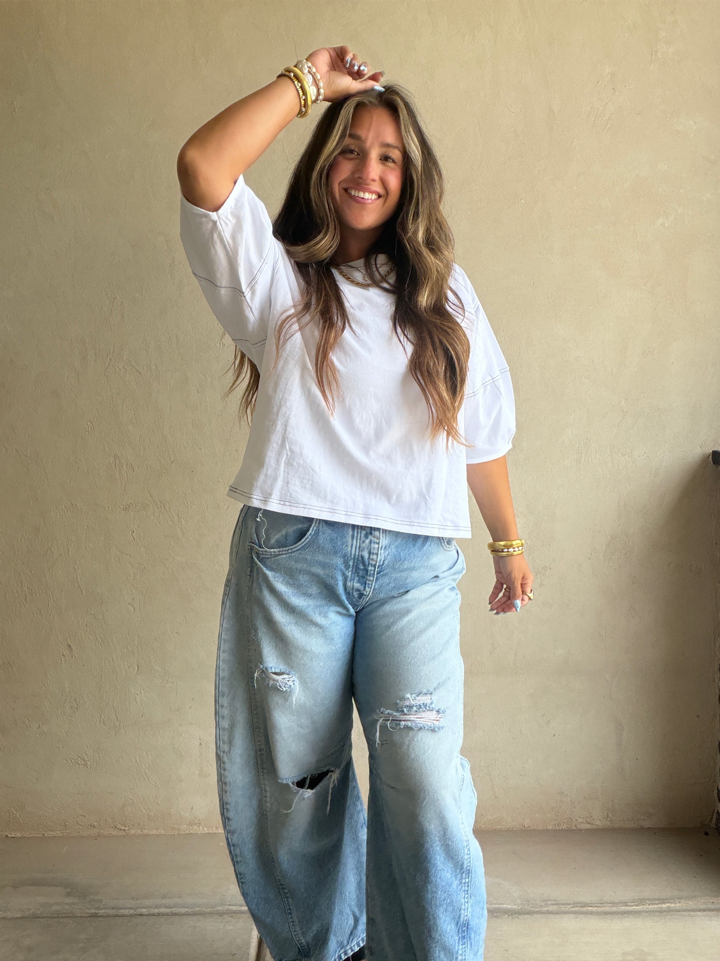 Jenelle Top in White