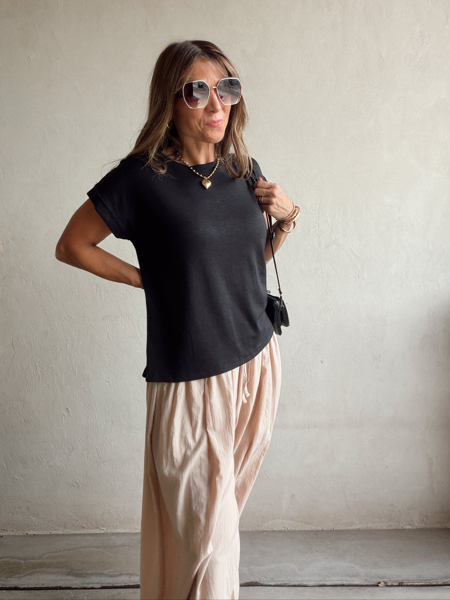Lindsay Knit Top in Black