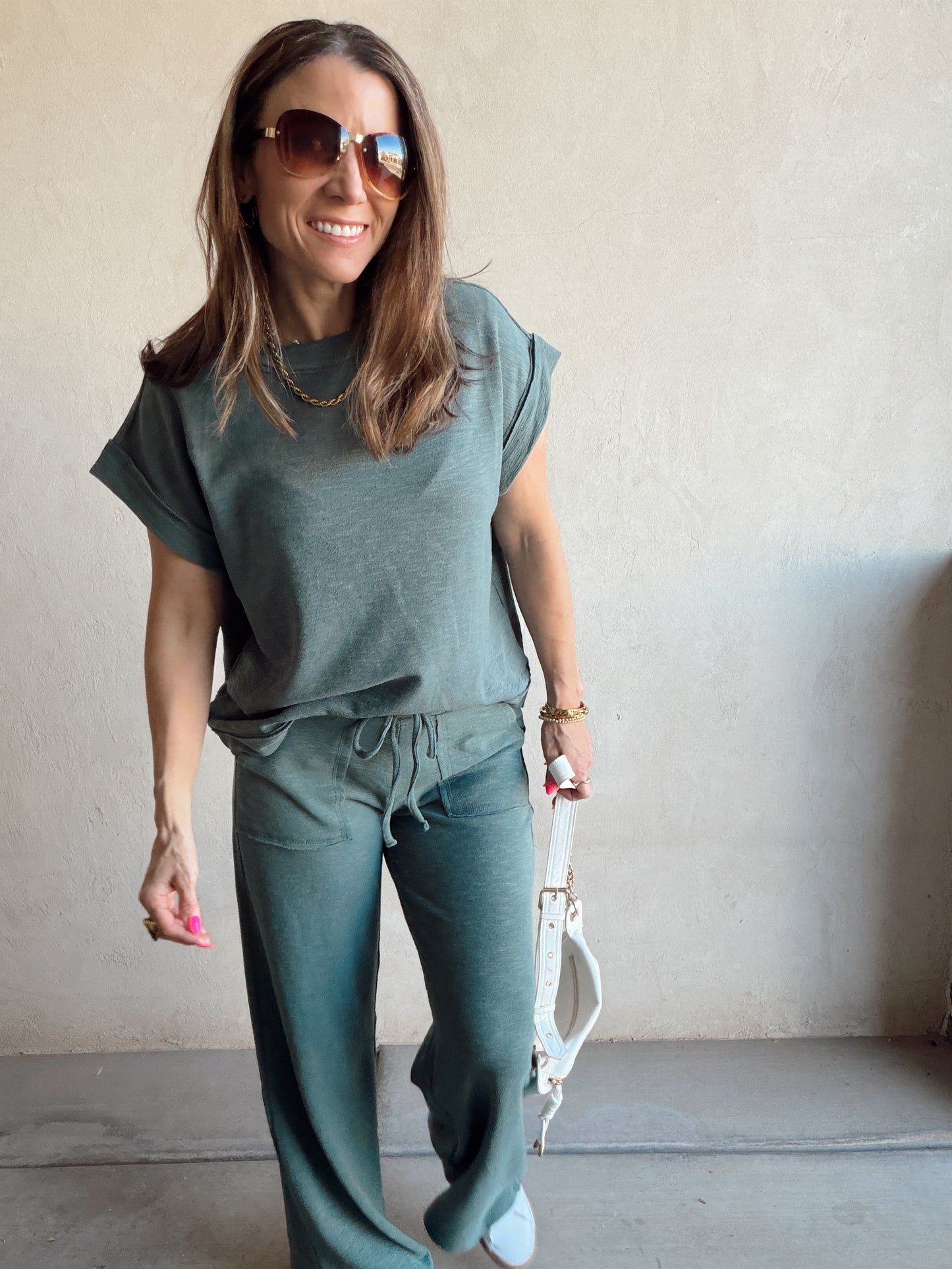 Vanessa Set in Olive