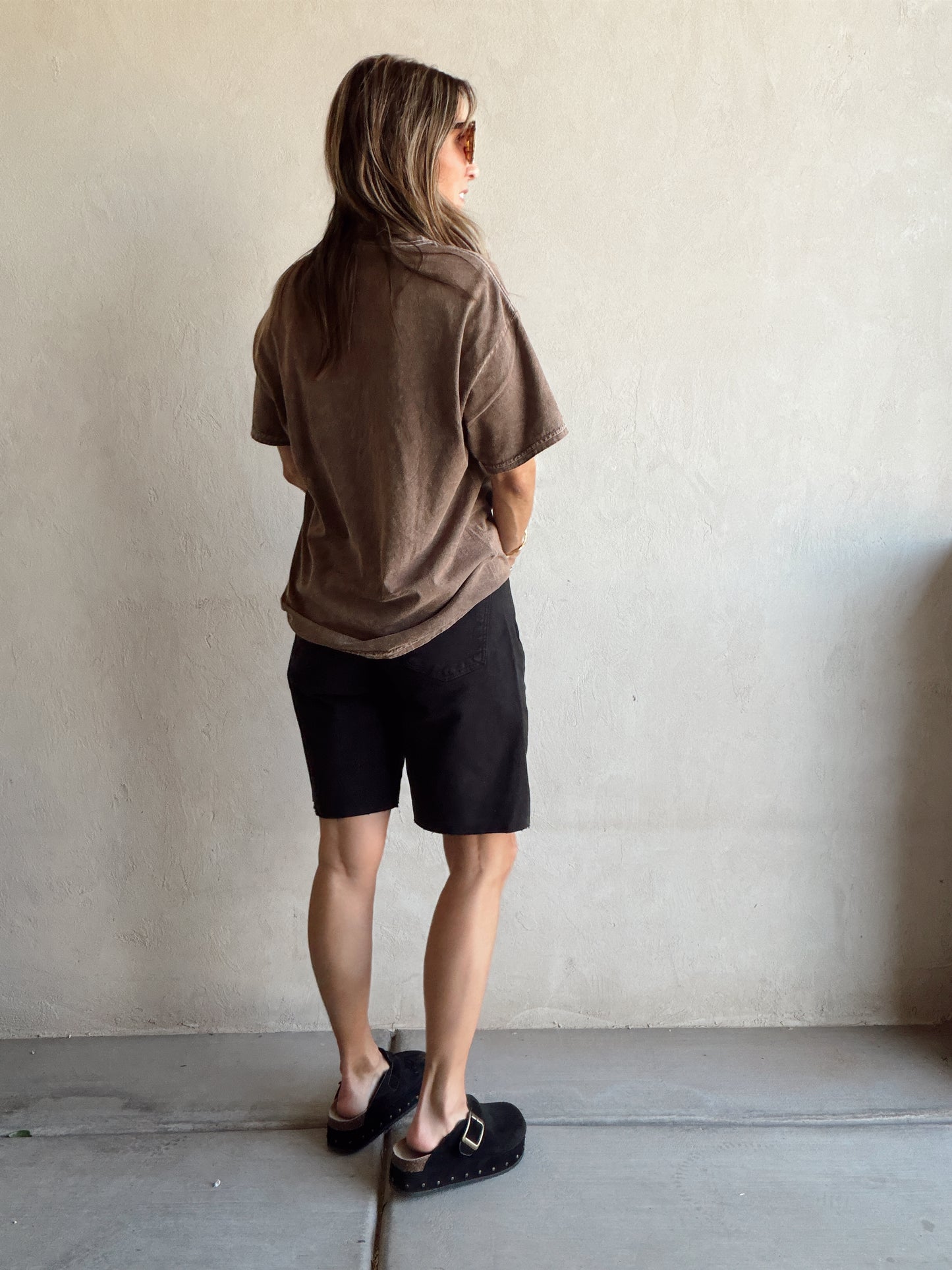 Charity Bermuda Shorts in Black
