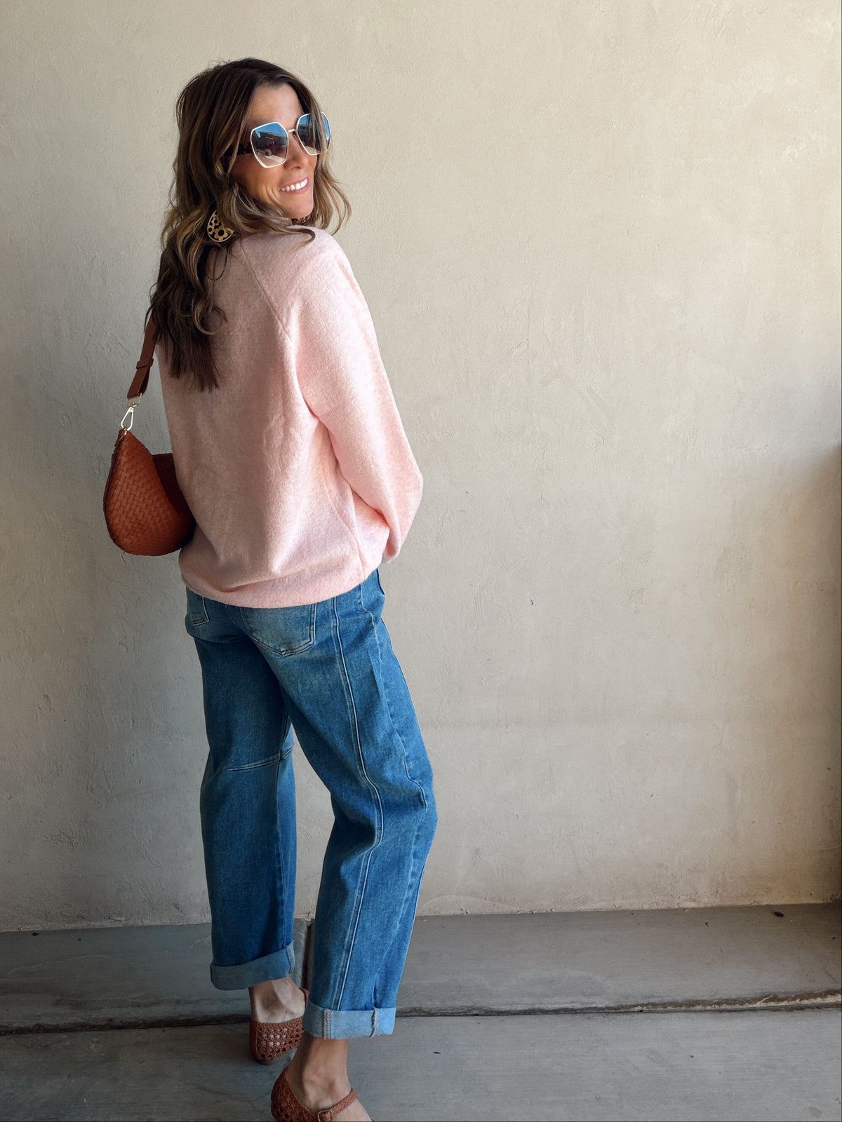 Tina Trout Sweater in Pink