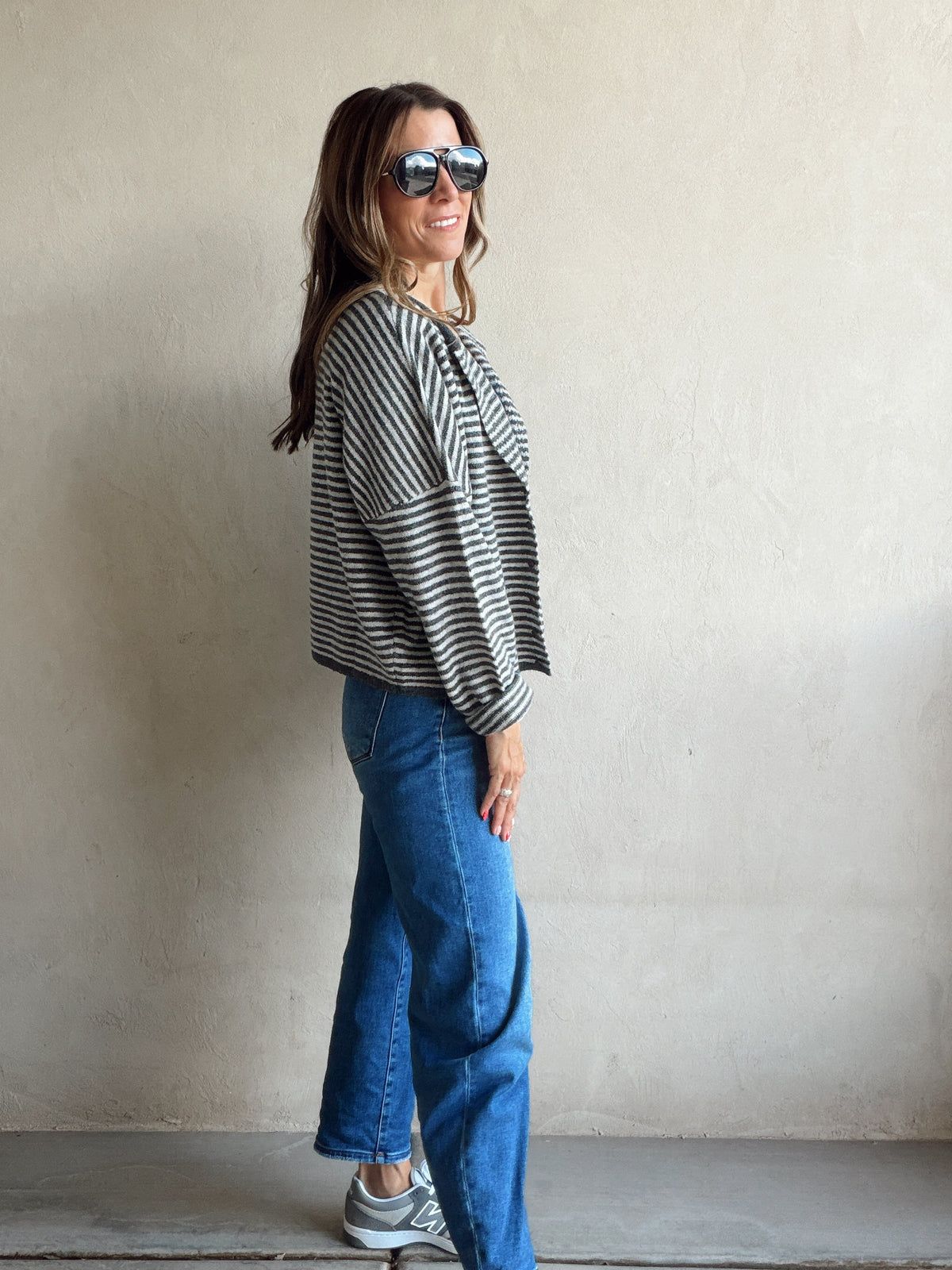 Bridget Cardigan in Charcoal