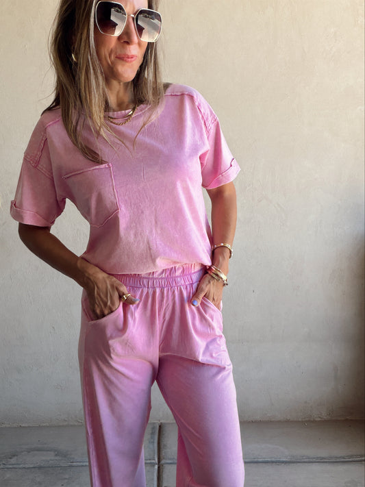 Isla Set in Bubble Gum