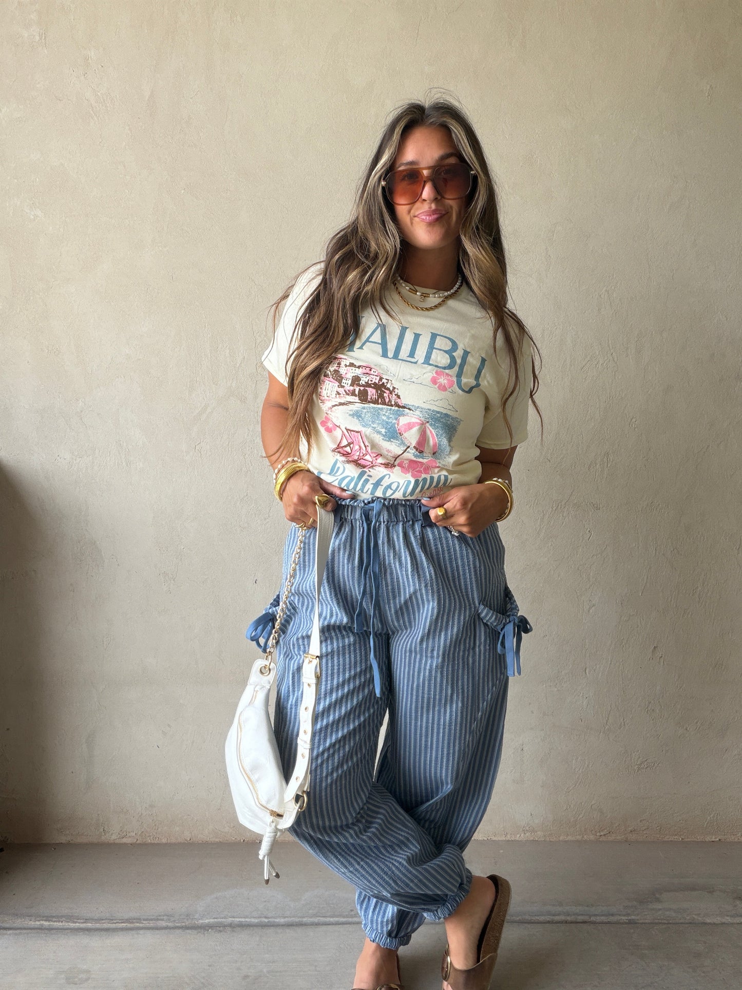 Malibu Tee in Cream