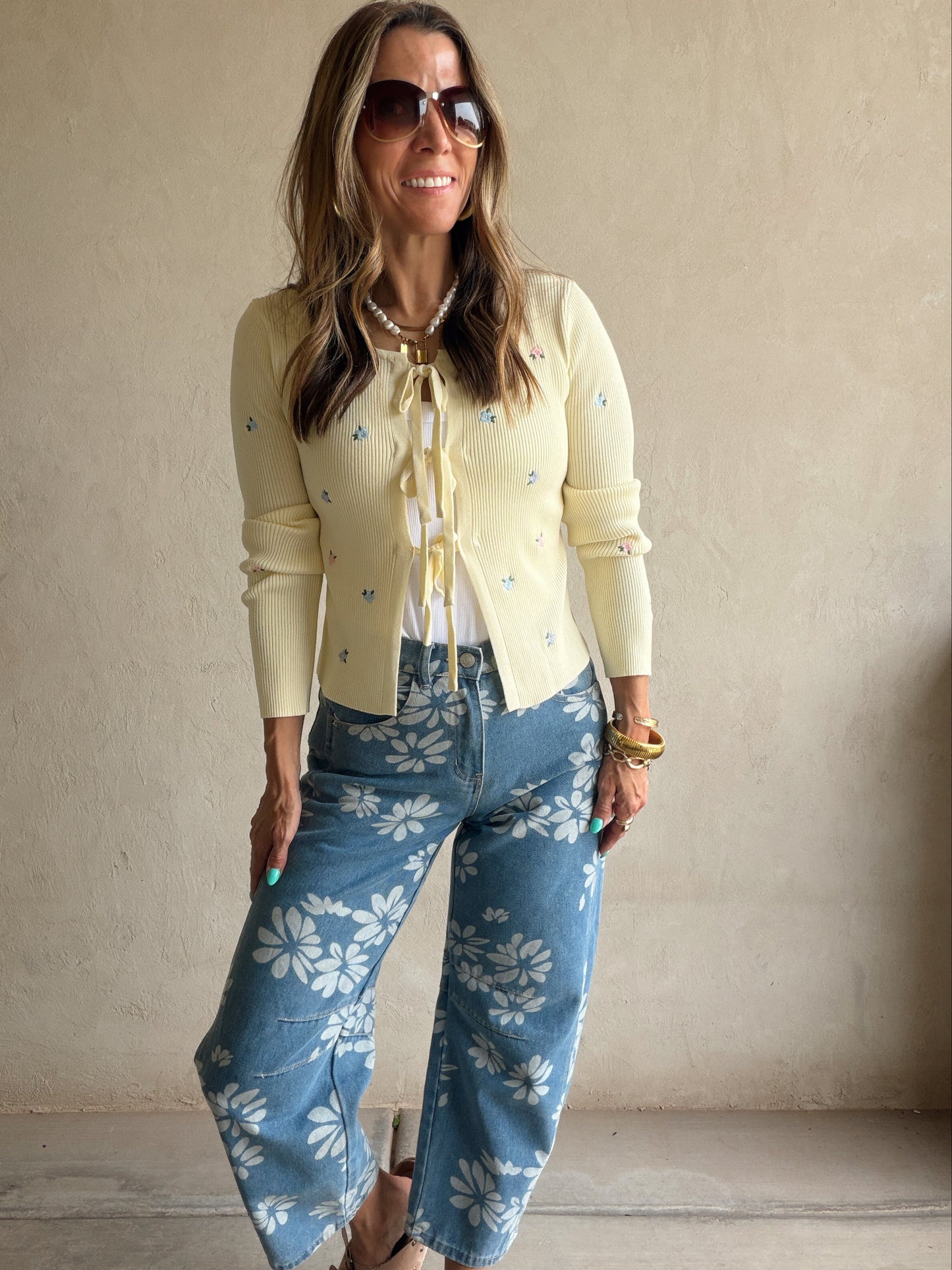 McKell Ribbed Top in Butter Yellow