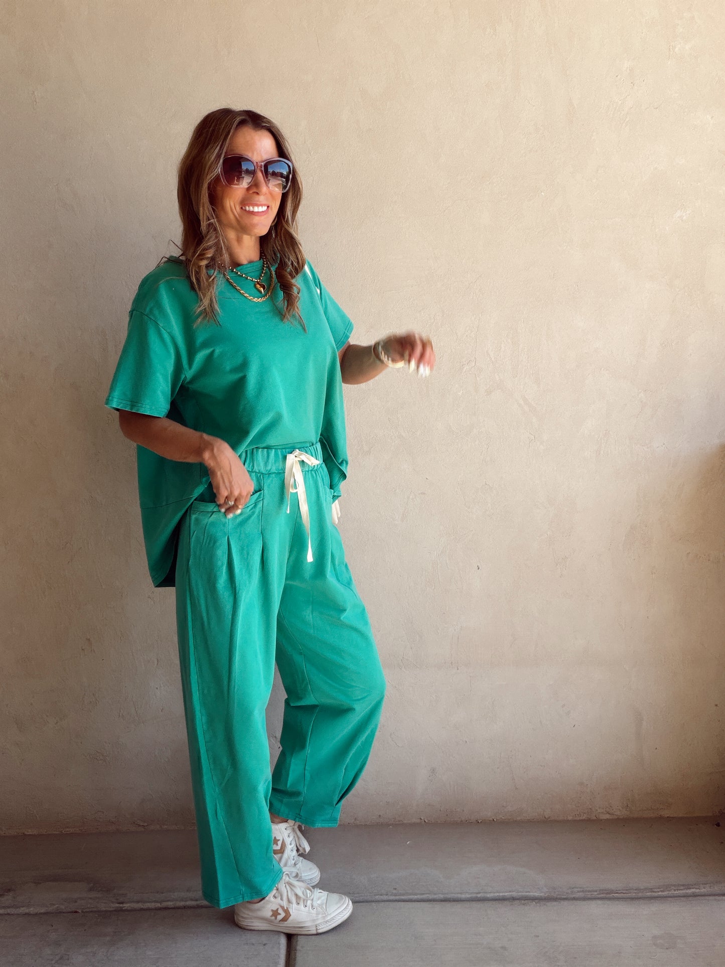 Kenna Set in Emerald