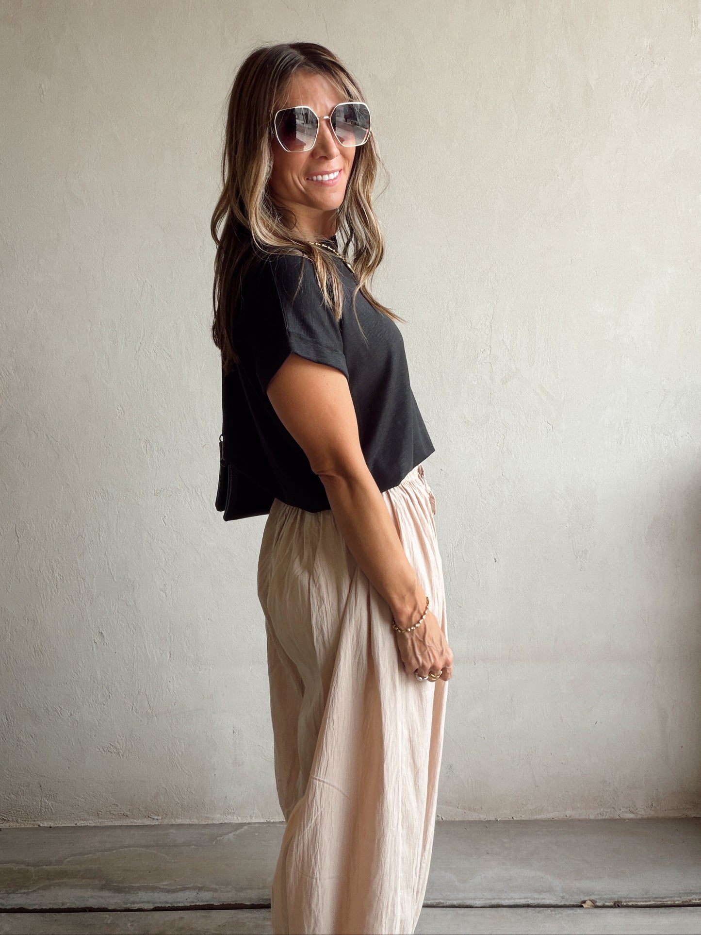 Lindsay Knit Top in Black