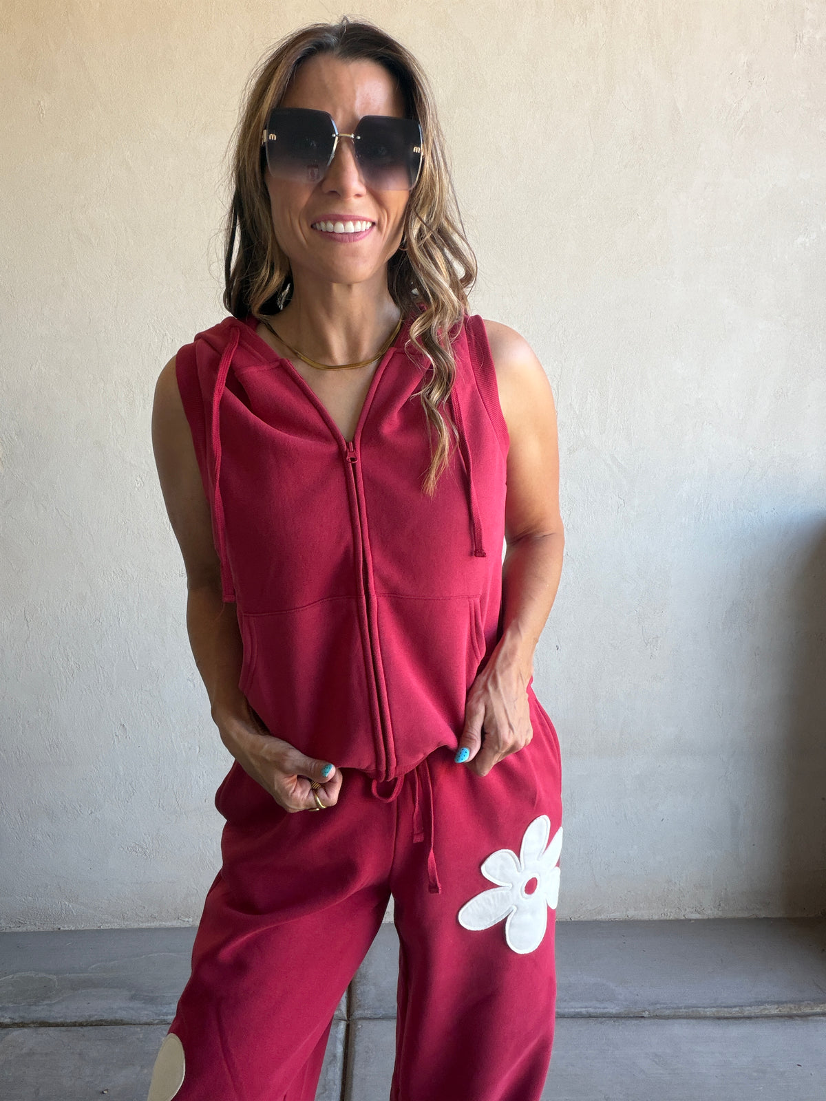 Flower Set in Red