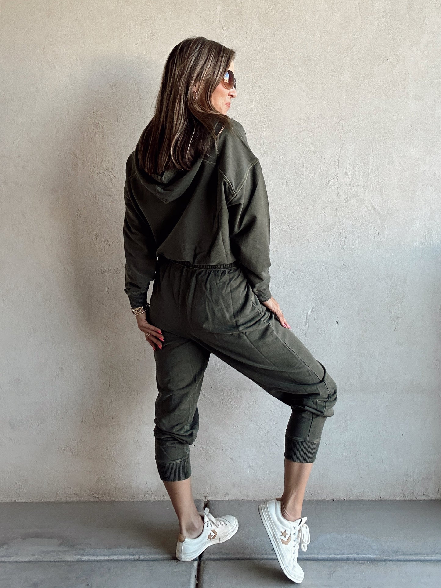 Jumpsuit of Your Dreams in Dark Olive