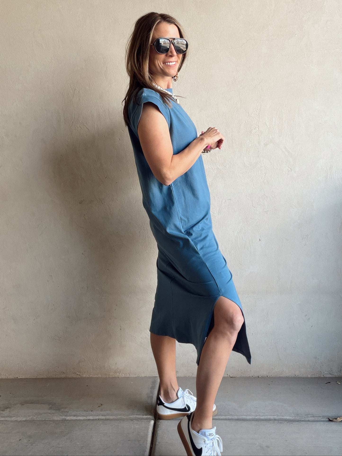Mindi Dress in Blue