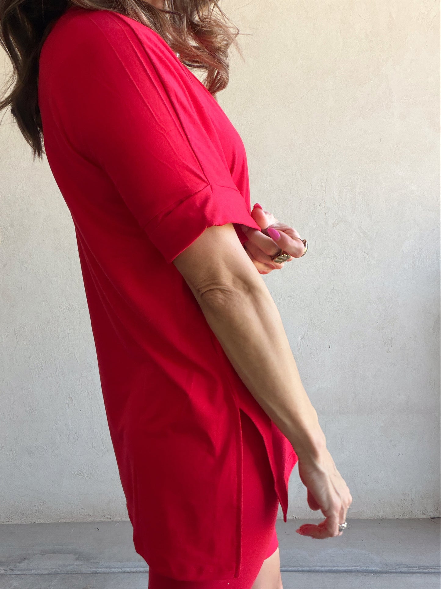 Jillian Heavenly Biker Set in Red