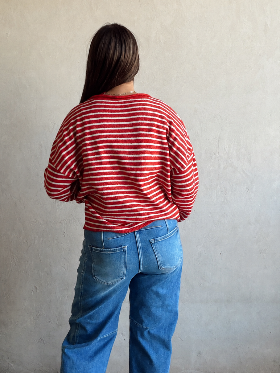 Bridget Cardigan in Red