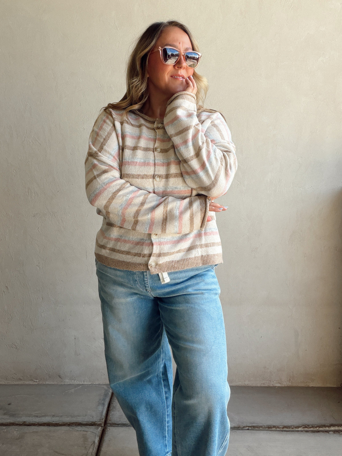 Bridget Cardigan in Natural