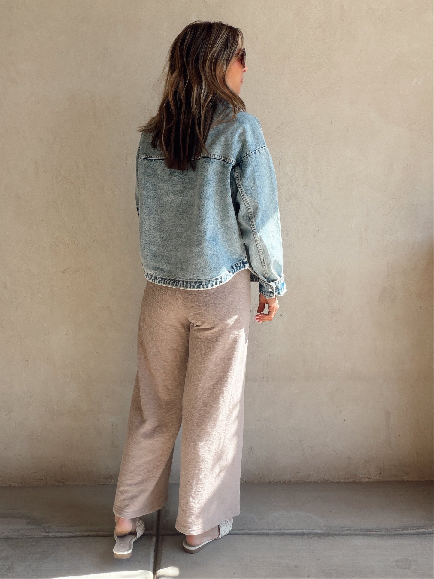 Rebecca Distressed Denim Jacket