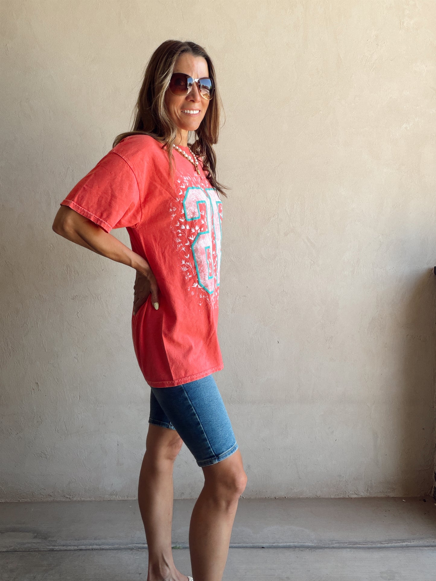 76 Tee in Red