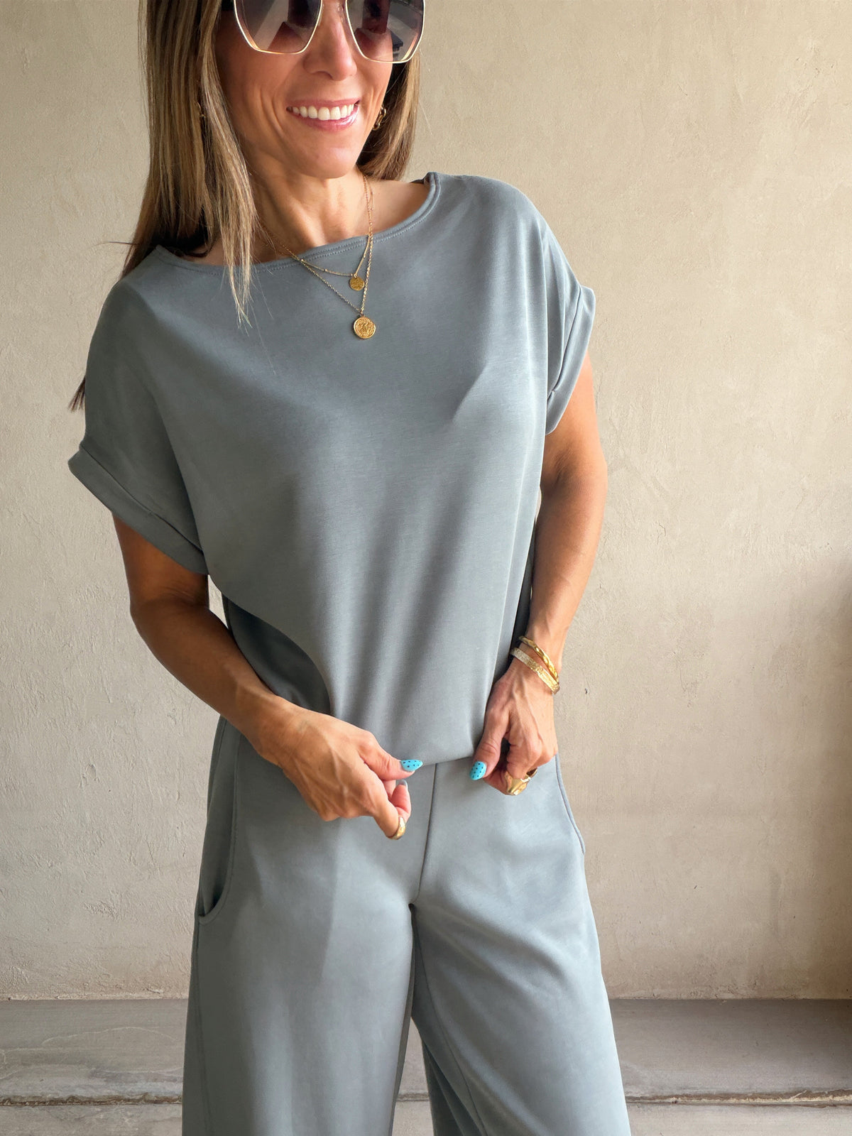 Keri Set in Ash Jade