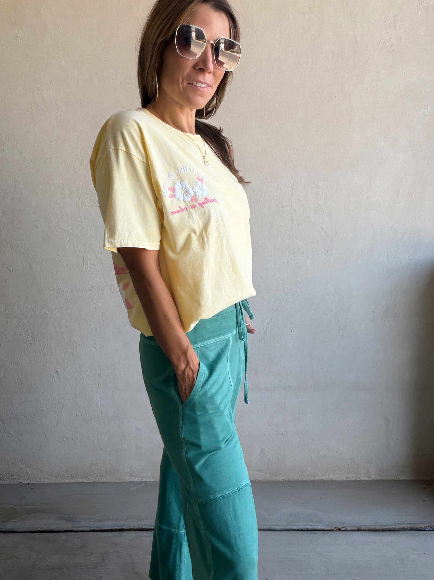 Sandy Pants in Teal