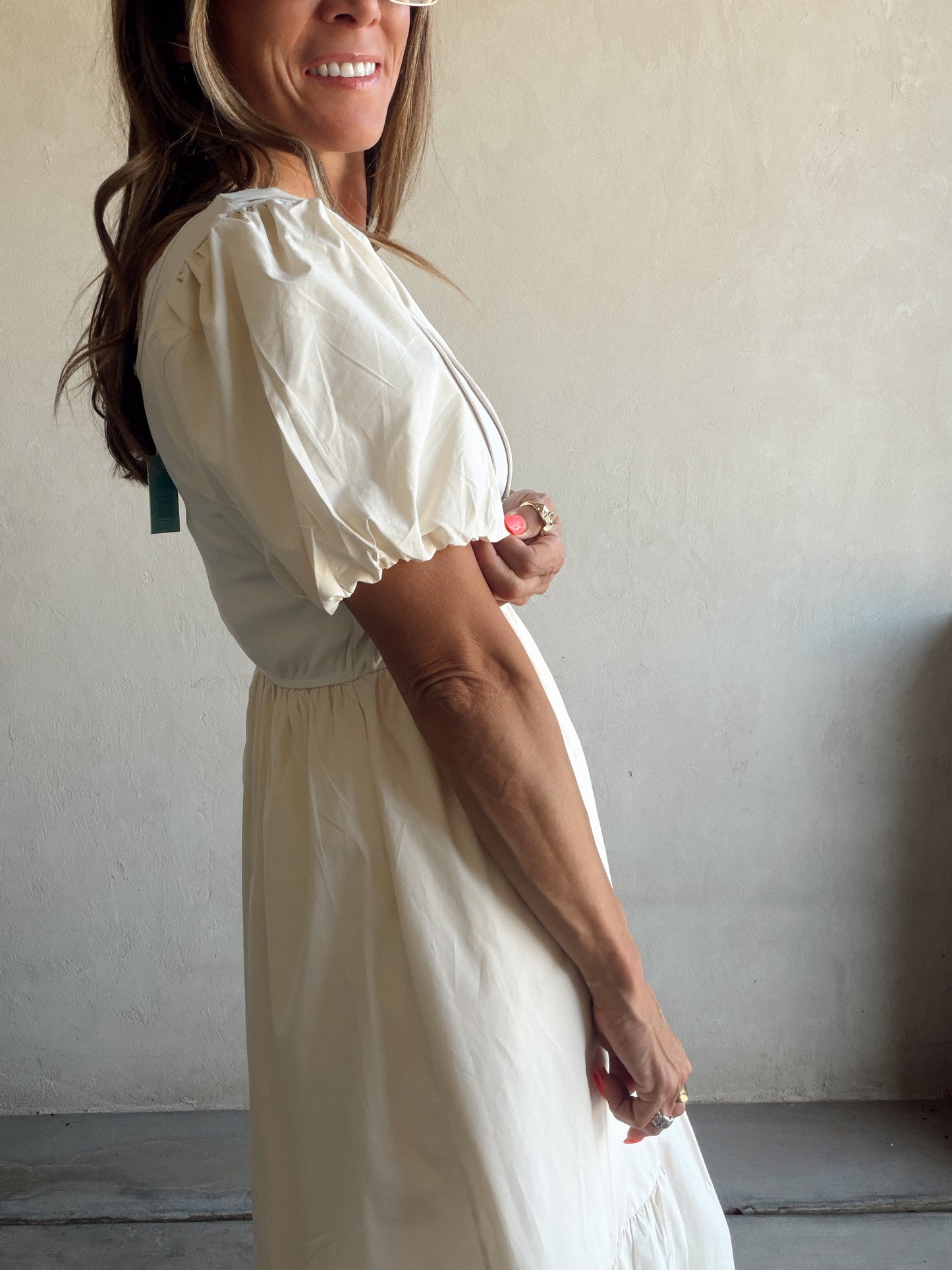 Julie Dress in Cream