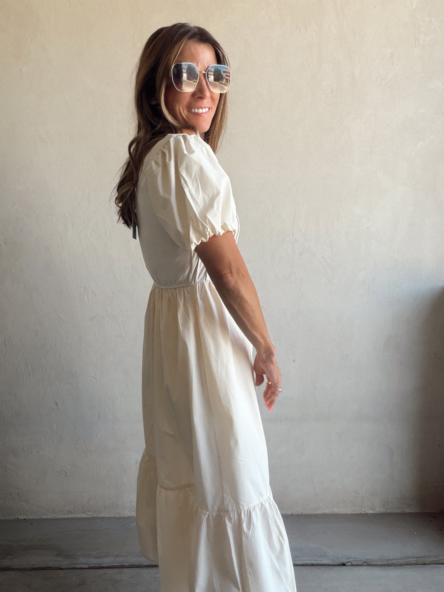 Julie Dress in Cream