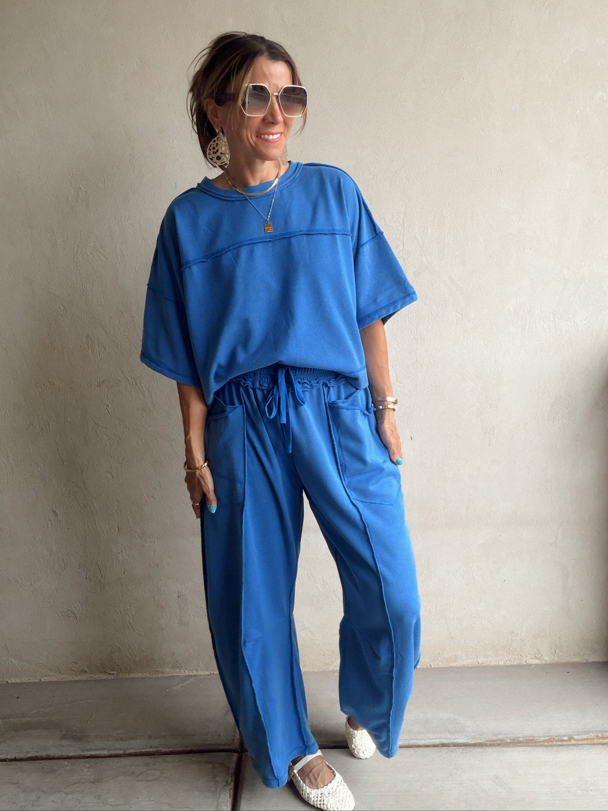Clara Set in Mineral Washed BYU Blue