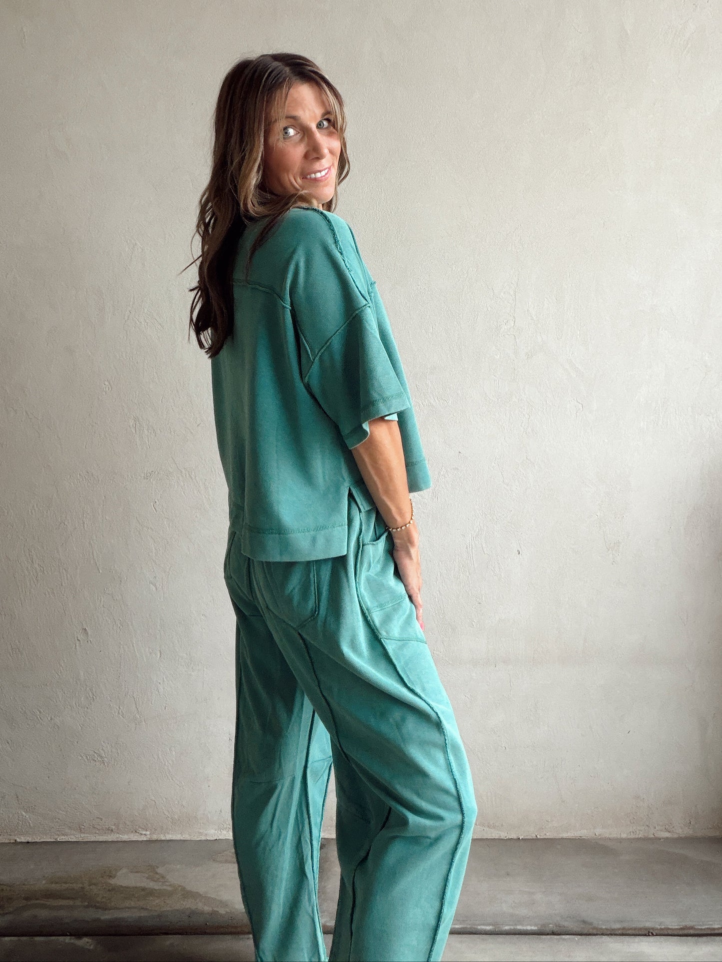 Clara Set in Teal