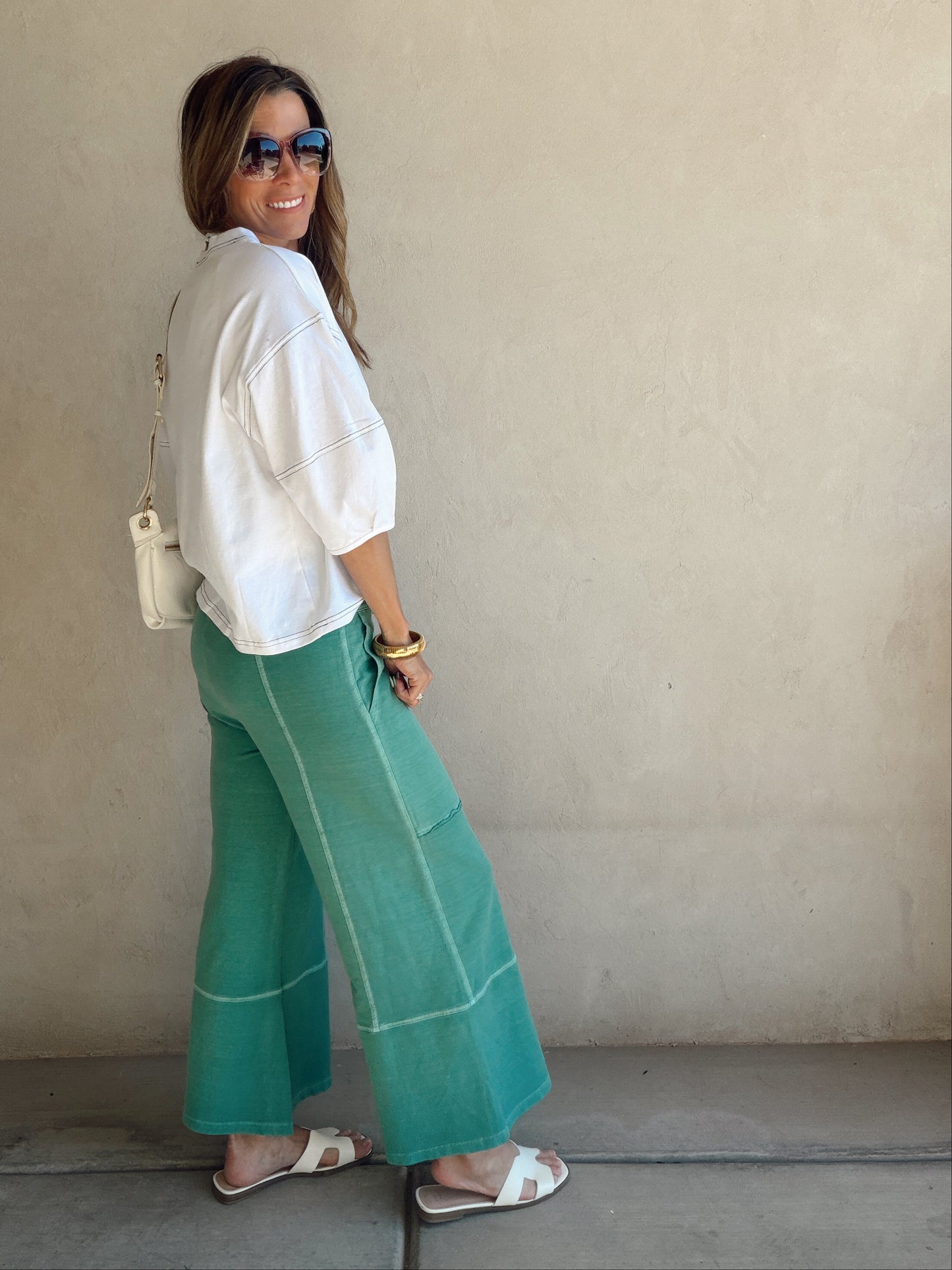 Sandy Pants in Teal