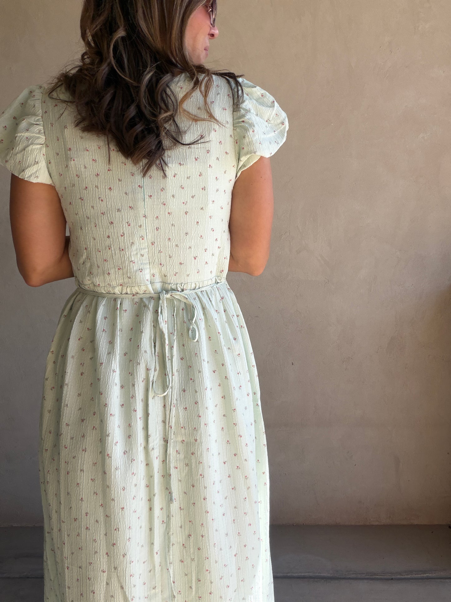 Cassandra Dress in Mint