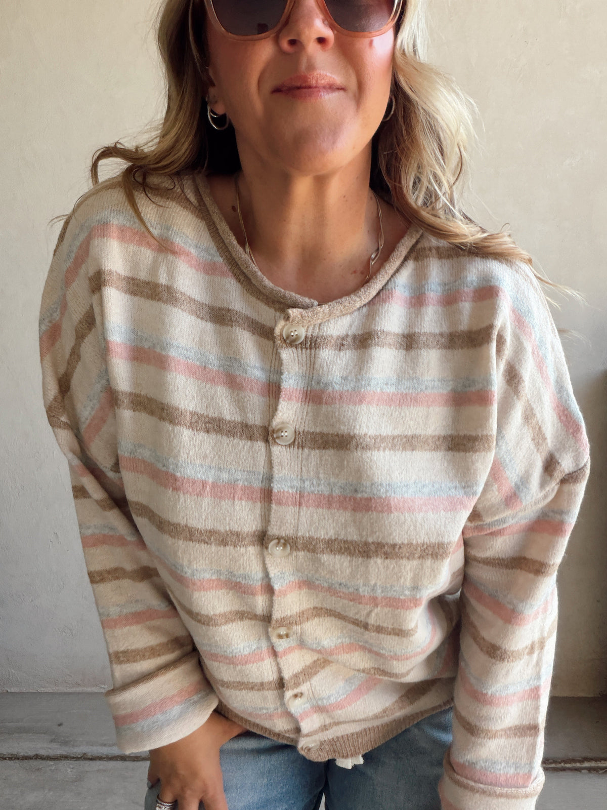 Bridget Cardigan in Natural