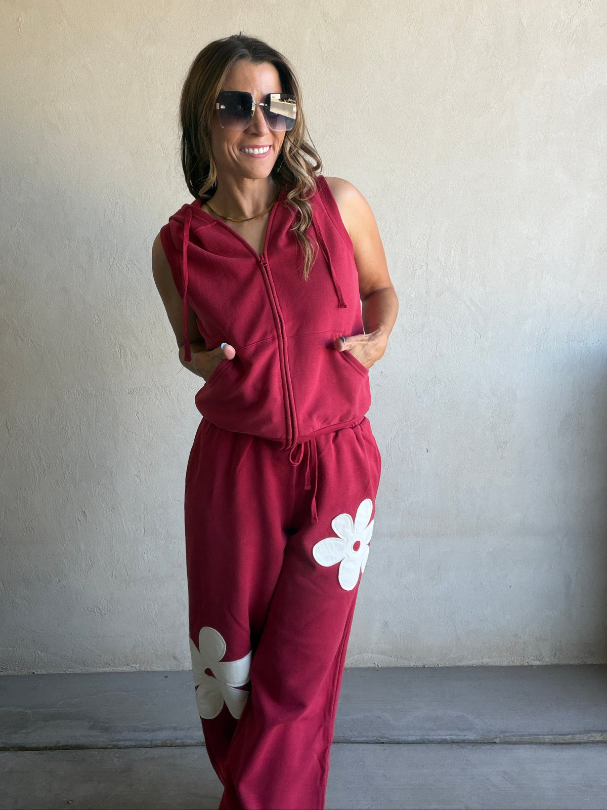 Flower Set in Red