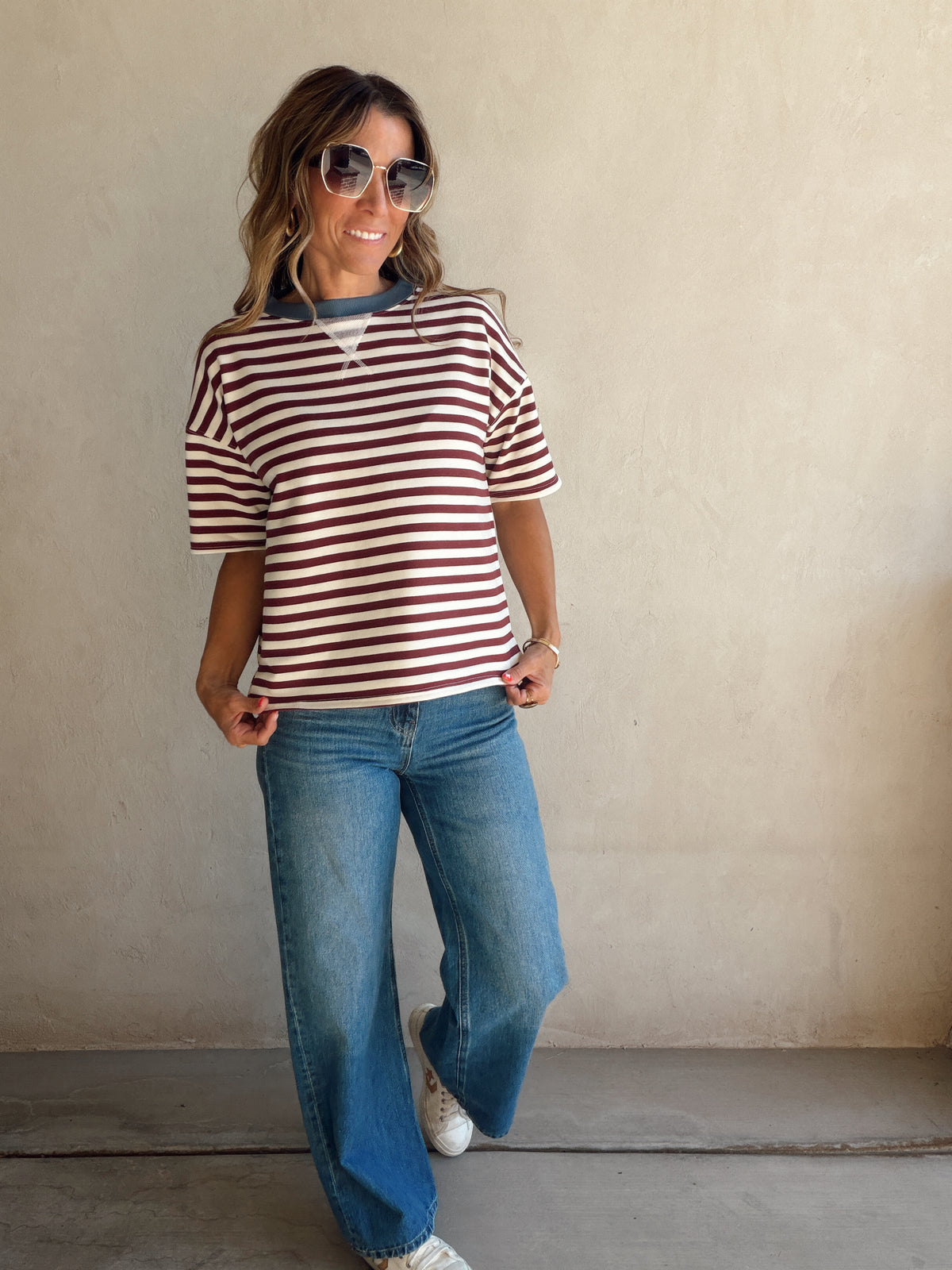 Hailey Jeans in Washed Denim