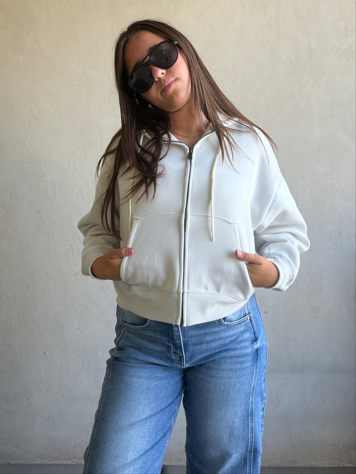Lauren Hoodie in Light Gray