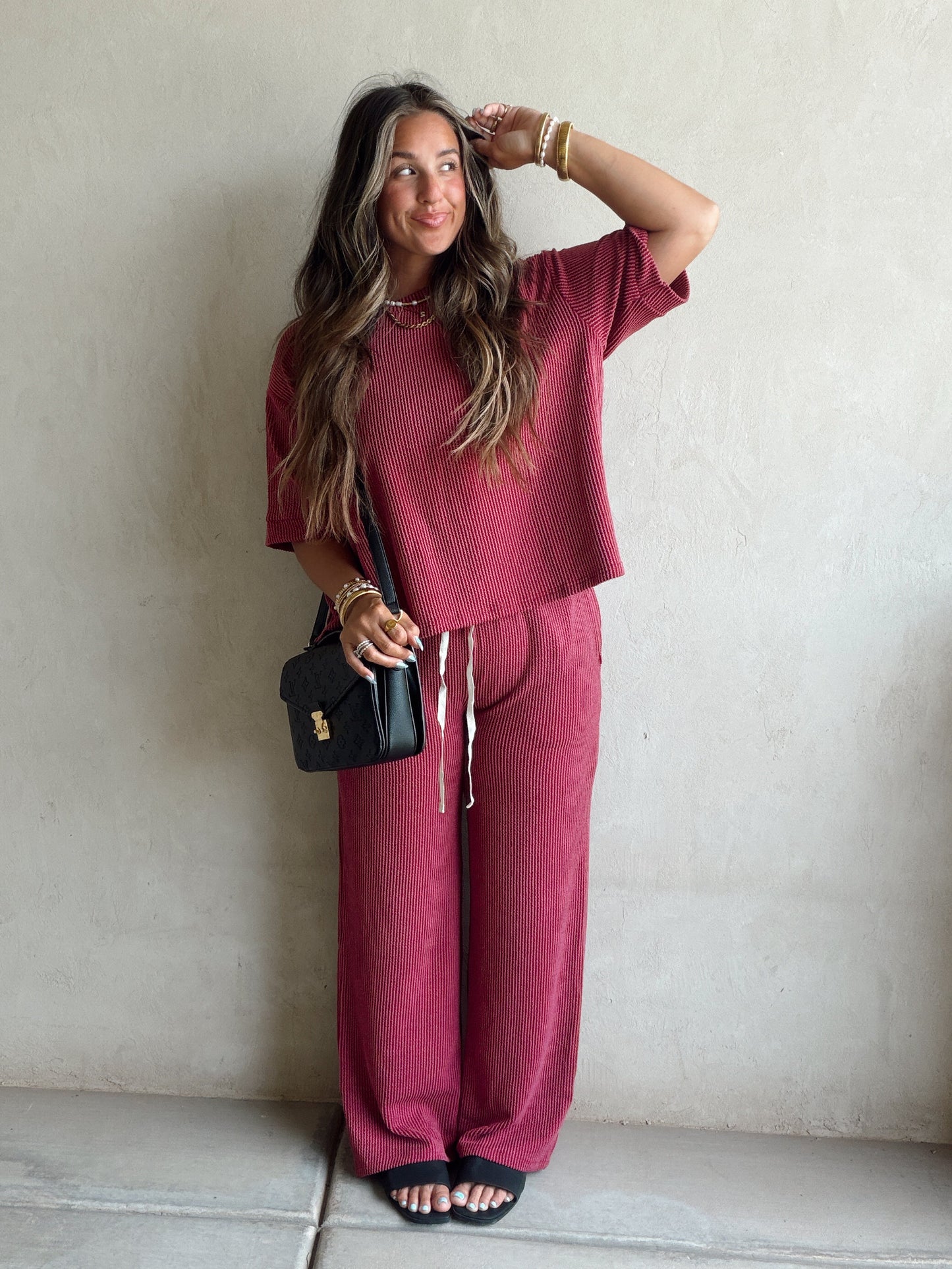 Ruby Set in Burgundy