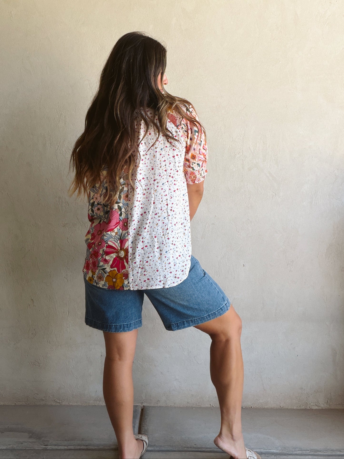 Finley Floral Top in Multi