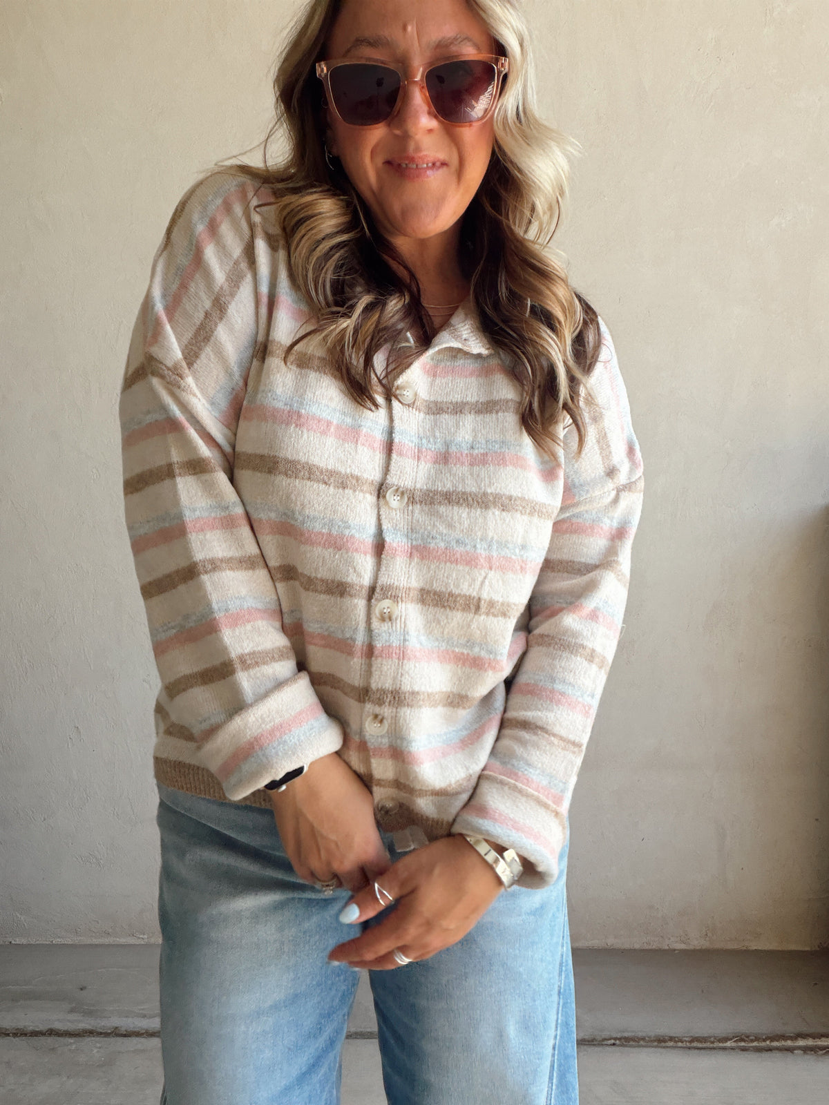 Bridget Cardigan in Natural