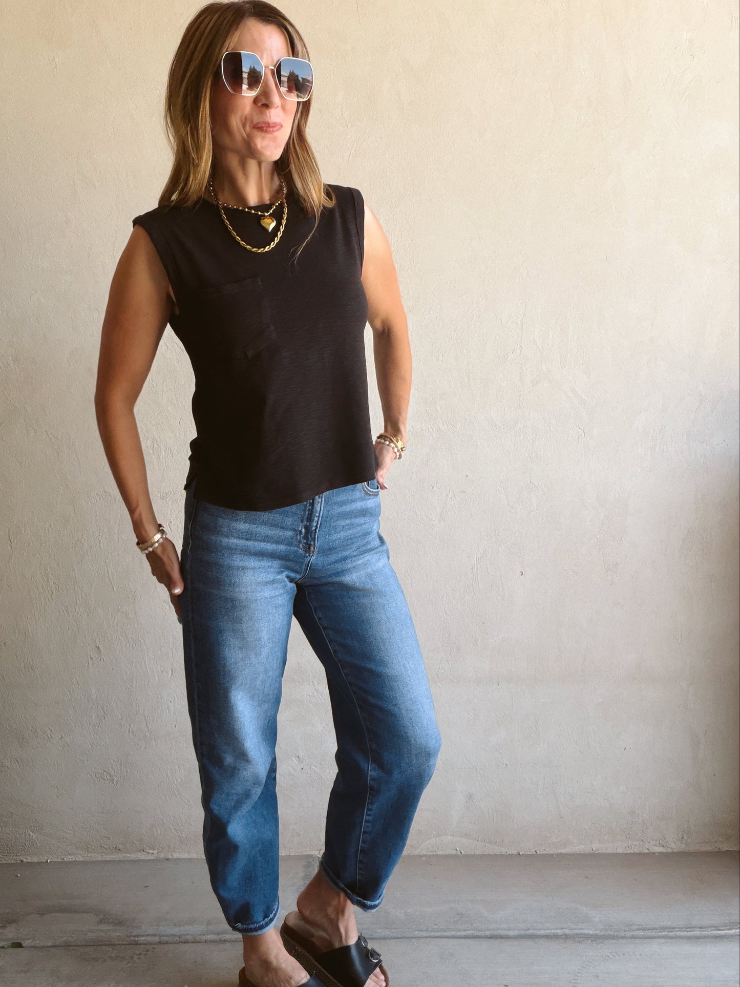 Lilly Barrel Jeans in Dark Denim