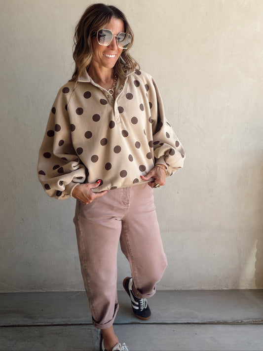 Rene Risen Jeans in Mauve