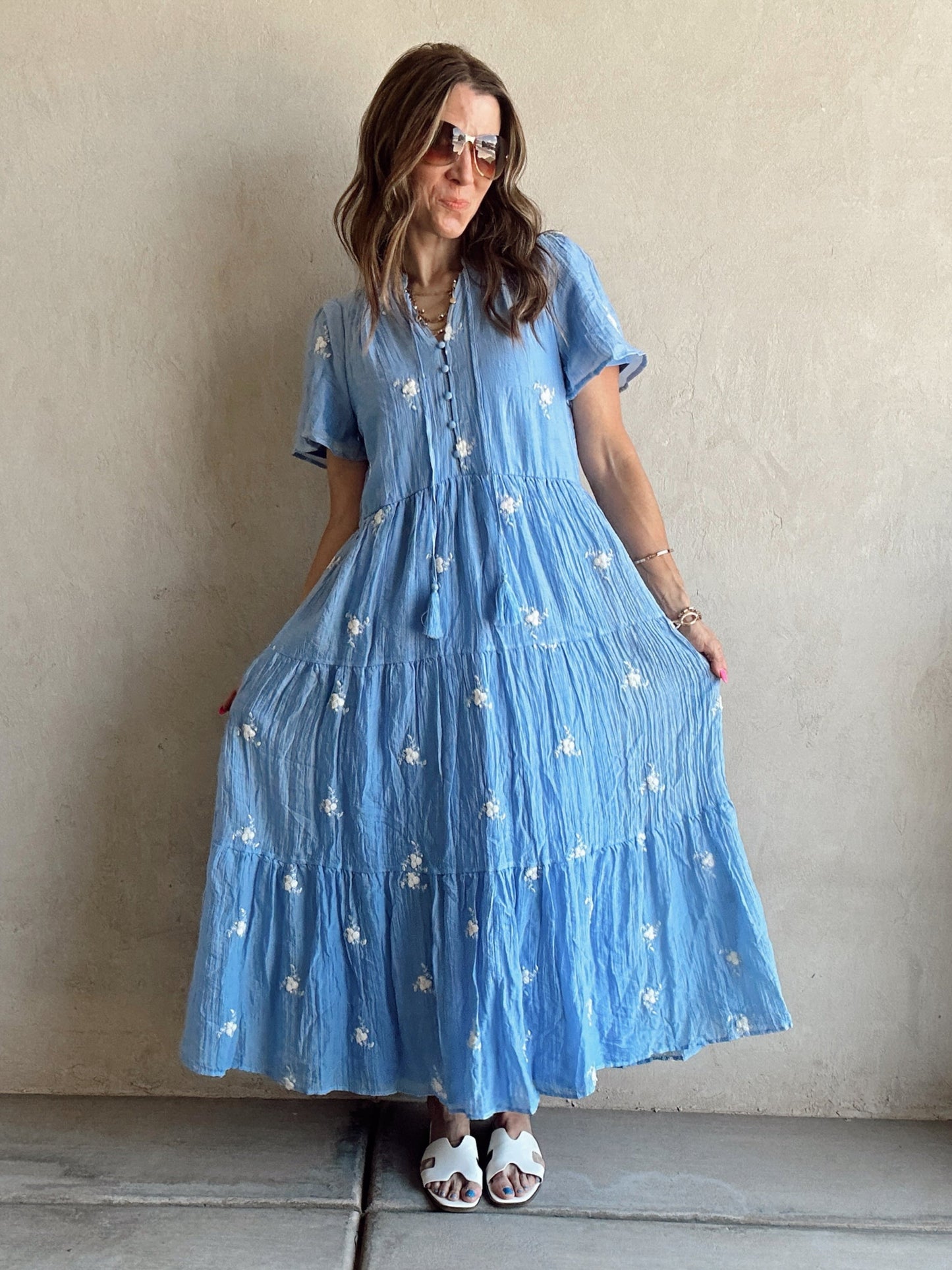 Brooke Maxi in Blue